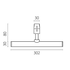 Трековый светильник Lightstar Due Hermes 270447 4