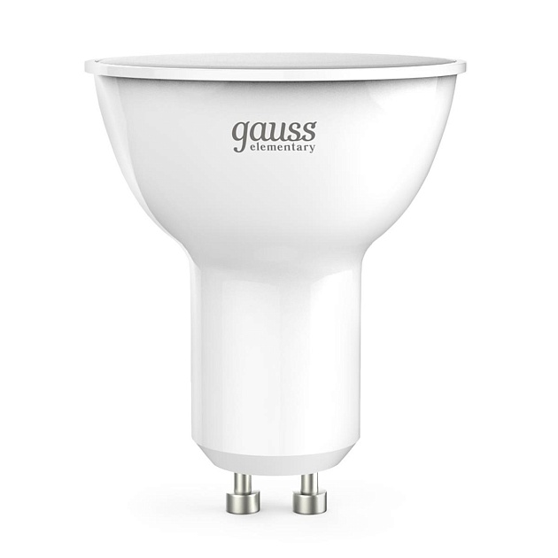 Лампа светодиодная Gauss GU10 9W 4100K матовая 13629 Фото № 1