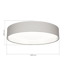 Потолочный светодиодный светильник Evoluce Brescia SLE300512-01 1