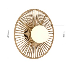 Настенный светильник Evoluce LOOM SLE6022-601-01 1