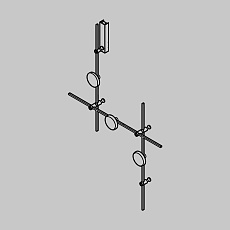 Готовая конструкция настенная прямая Maytoni Technical FLARITY TFC-Flar-W01-PT 1