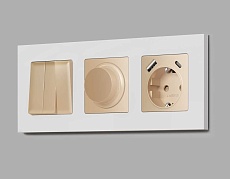 Лицевая панель диммера AMBRELLA VOLT AP6055 1