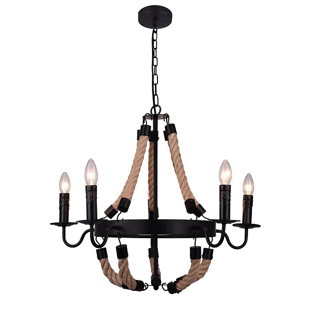 Подвесная люстра Arte Lamp Marsiglia A8956LM-5BK Фото № 1