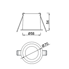 Встраиваемый светильник Mantra MALT 9234 2
