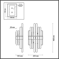 Настенный светильник Odeon Light Hall Stika 4988/2W 5