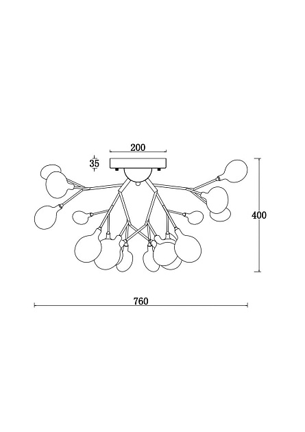 Потолочная люстра Freya Florencia FR5049CL-27W2 изображение 2 Потолочная люстра Freya Florencia FR5049CL-27W2 Фото № 2