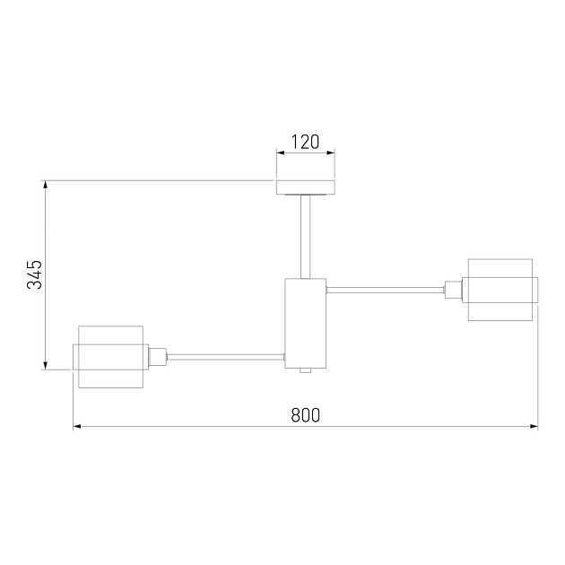 Потолочная люстра Eurosvet Arcada 70127/8 черный/дымчатый изображение 2 Потолочная люстра Eurosvet Arcada 70127/8 черный/дымчатый Фото № 2