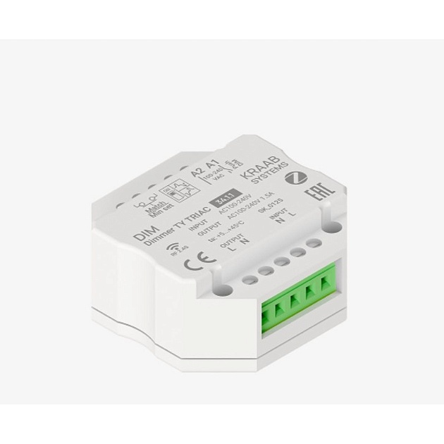 DIM Диммер TY TRIAC 1.5A 100-240В изображение 1 DIM Диммер TY TRIAC 1.5A 100-240В Фото № 1