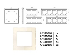 Рамка AMBRELLA VOLT AF330305 2