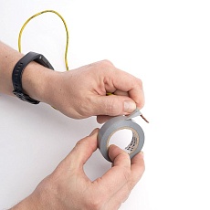 Изоляционная лента Stekker INTP01315-20 0,13*15 мм 20 м серебро 39905 2