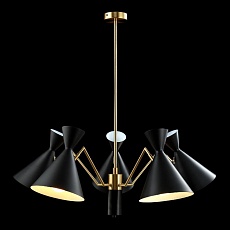 Подвесная люстра Crystal Lux Joven SP5 Gold/Black 4