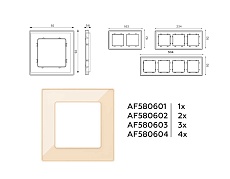 Рамка AMBRELLA VOLT AF580603 3