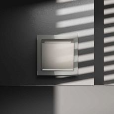 Выключатель встраиваемый S70 карточный 16А, (шелк) Voltum VLS010704