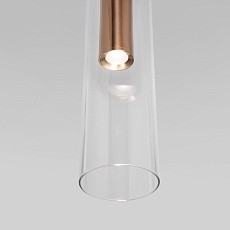 Подвесной светодиодный светильник Eurosvet Swan 50254/1 Led латунь 2