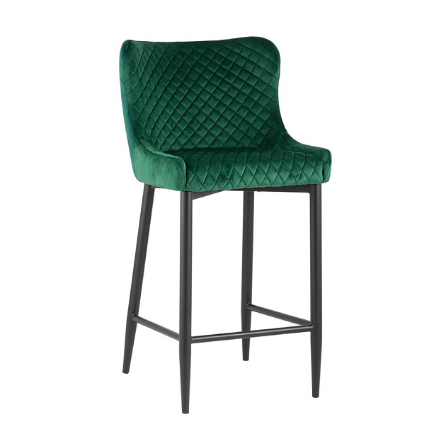 Полубарный стул Stool Group Ститч MC15CT Velvet HLR-56 Dual Фото № 1