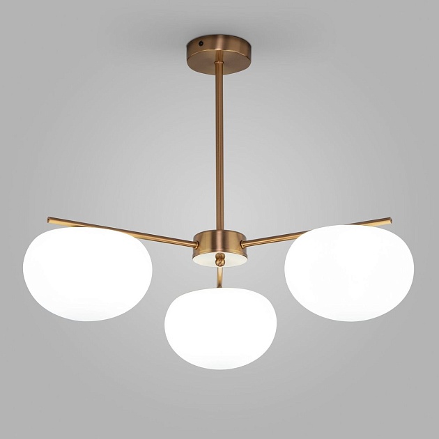 Подвесная люстра Eurosvet Like 30190/3 латунь изображение 1 Подвесная люстра Eurosvet Like 30190/3 латунь Фото № 1