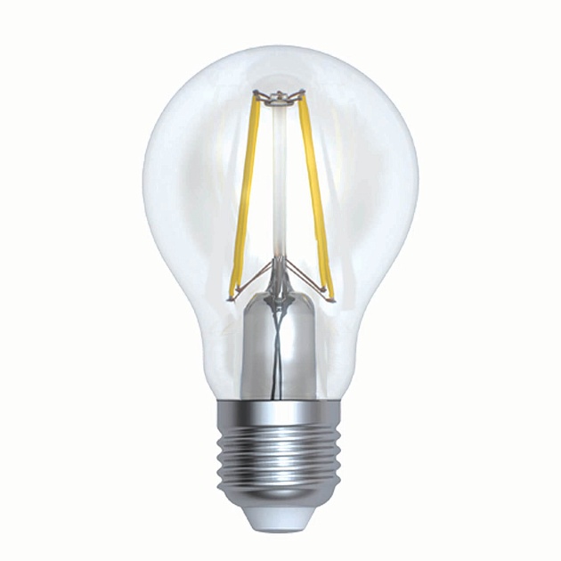 Лампа светодиодная филаментная Uniel E27 15W 4000K прозрачная LED-A60-15W/4000K/E27/CL PLS02WH UL-00005850 фото 