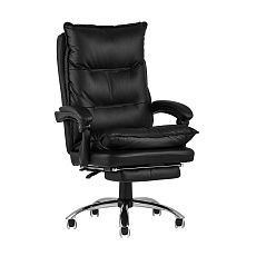 Кресло руководителя TopChairs Alpha черное D-401 black