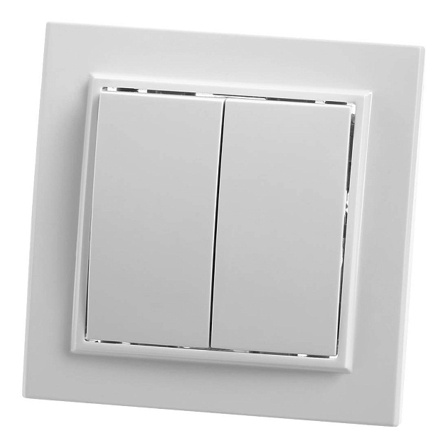 Выключатель двухклавишный Feron Stekker Эрна PSW10900401 39044 Фото № 1