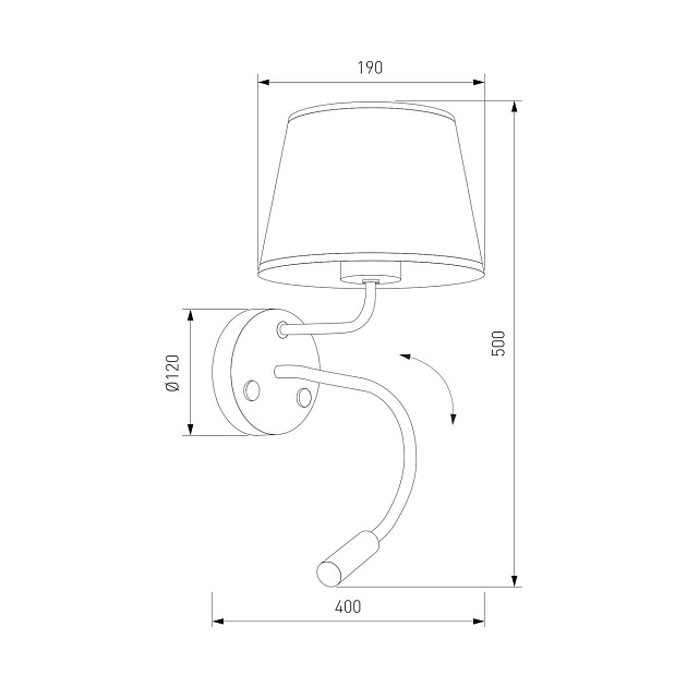 Бра TK Lighting 10081 Maja изображение 2 Бра TK Lighting 10081 Maja Фото № 2