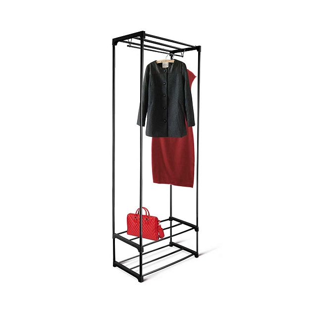 Гардеробная вешалка Sheffilton SHT-WR16 черный/черный муар 4083482301 Фото № 1