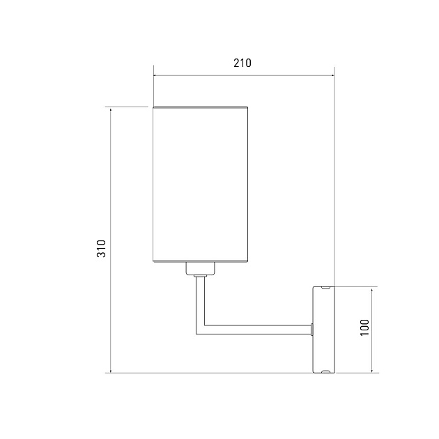 Бра Eurosvet Soffio 60134/1 никель Фото № 2