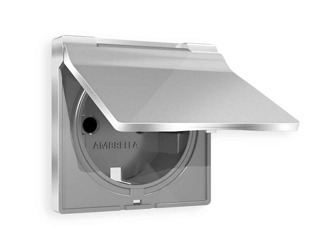 Лицевая панель розетки AMBRELLA VOLT AP4080 Фото № 1