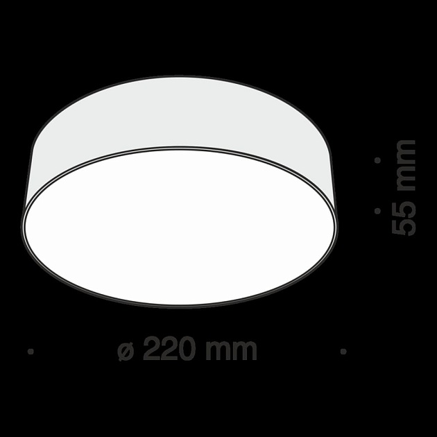 Потолочный светодиодный светильник Maytoni Zon C032CL-L32W4K фото 3