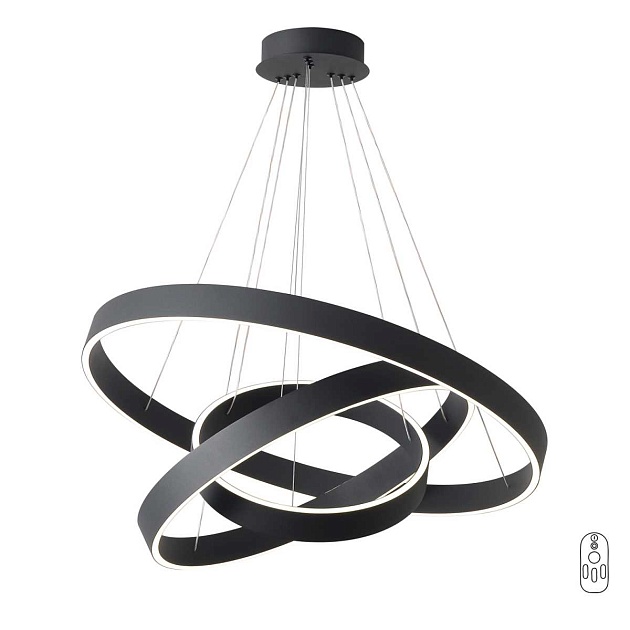 Подвесная люстра Crystal Lux TRON SP158W LED BLACK Фото № 2