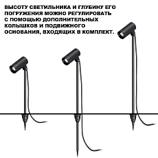 Ландшафтный светильник Novotech Landscape Street 359713 2