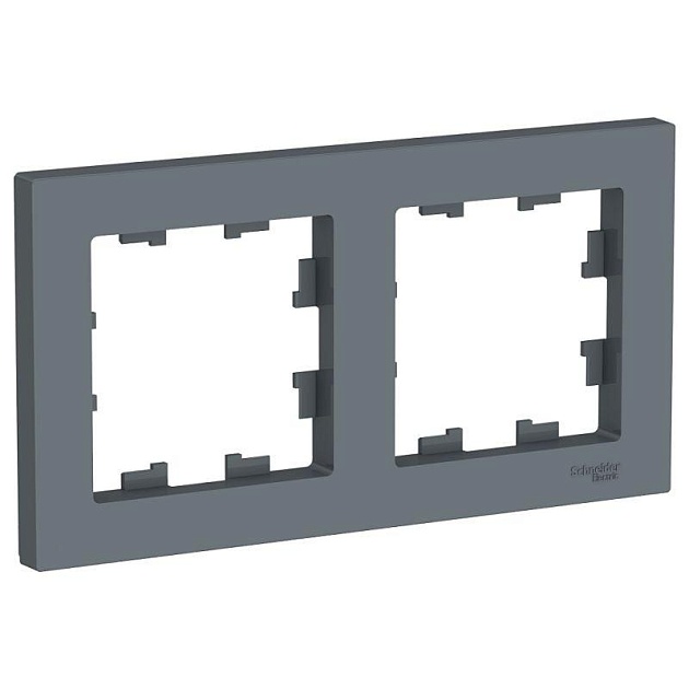 Рамка 2-постовая Systeme Electric AtlasDesign грифель ATN000702 Фото № 1
