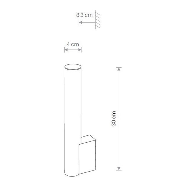 Бра Nowodvorski Ice Tube Led S 8121 Фото № 2
