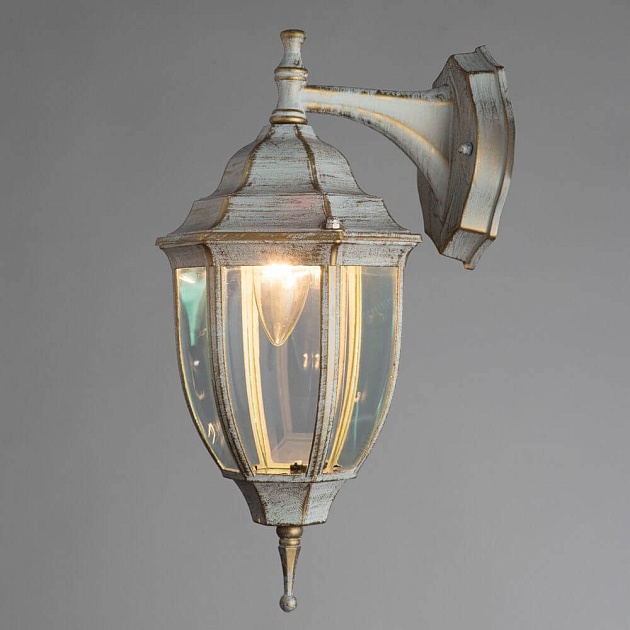 Уличный настенный светильник Arte Lamp Pegasus A3152AL-1WG изображение 4 Уличный настенный светильник Arte Lamp Pegasus A3152AL-1WG Фото № 4