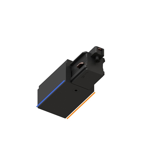 POWERLINE Питающий коннектор правый COMPACT черный Фото № 1