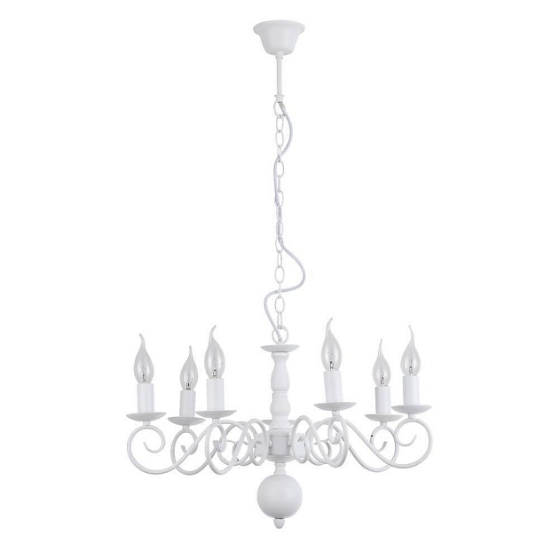 Подвесная люстра Arte Lamp A1129LM-7WH Фото № 1