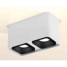 Комплект накладного светильника Ambrella light Techno Spot XS7850002 SWH/SBK белый песок/черный песок (C7850, N7702) 1
