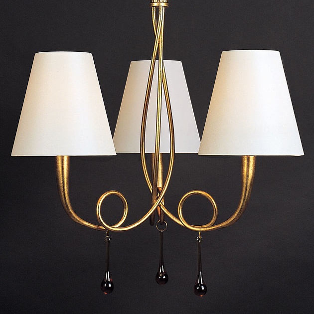 Подвесная люстра Mantra Paola Painted Gold 3542 Фото № 3