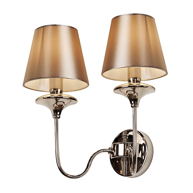 Бра iLamp Rolling W2406-2 Nickel изображение 3 Бра iLamp Rolling W2406-2 Nickel Фото № 3