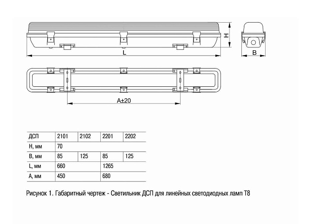 Потолочный светильник IEK ДСП LDSP0-2101-2X060-K01 изображение 2 Потолочный светильник IEK ДСП LDSP0-2101-2X060-K01 Фото № 2