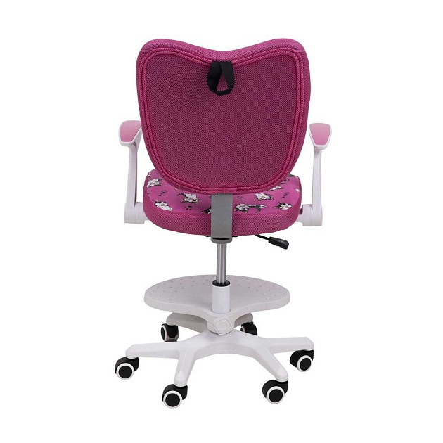 Детское кресло AksHome Catty фуксия с котятами, ткань 84764 изображение 15 Детское кресло AksHome Catty фуксия с котятами, ткань 84764 Фото № 15