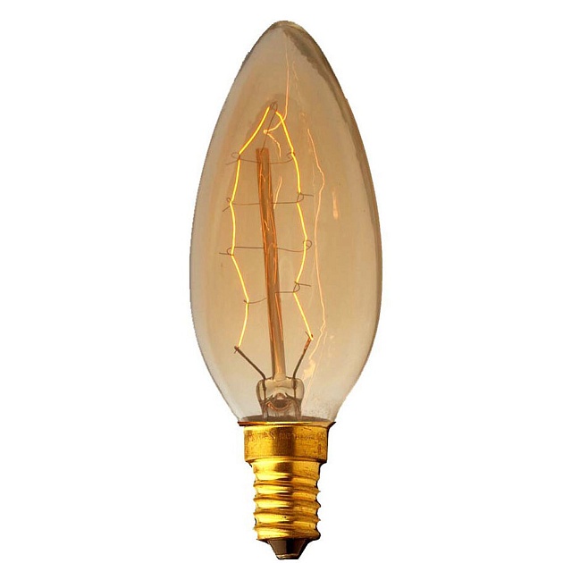 Лампа накаливания E14 40W прозрачная 3540-G фото 