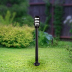 Садово-парковый светильник ЭРА «Поллар» НТУ 01-60-016 напольный черный IP54 Е27 max60Вт h1050мм Б0057489 1