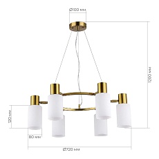 Подвесная люстра Evoluce Gessi SLE1139-303-06 2