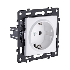 Розетка штепсельная SCHUKO 16A/250 В, белый Kollinger Asthetik AS-014WH 1