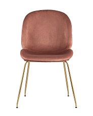 Кухонный стул Stool Group Турин бархат пудровый золотые ножки 8329 VELVET DARK PINK 5