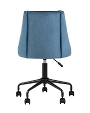 Поворотное кресло Stool Group Сиана велюр синий CIAN BLUE 3