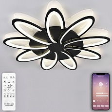 Потолочная светодиодная люстра Natali Kovaltseva High-Tech Led Lamps 82009 Black 4