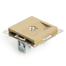 Розетка компьютерная RJ-45 Stekker Катрин золото GLS00-7107-08 49227 4