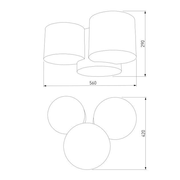Потолочный светильник TK Lighting 6591 Mona Nature изображение 2 Потолочный светильник TK Lighting 6591 Mona Nature Фото № 2