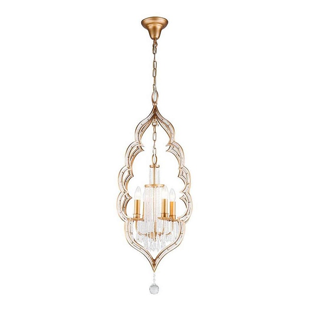 Подвесная люстра Lucia Tucci Tenerezza 5490.4 Gold изображение 1 Подвесная люстра Lucia Tucci Tenerezza 5490.4 Gold Фото № 1